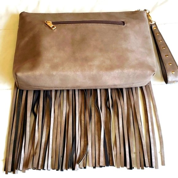 Aldo Fringe Clutch/Wristlet - Picture 4 of 8